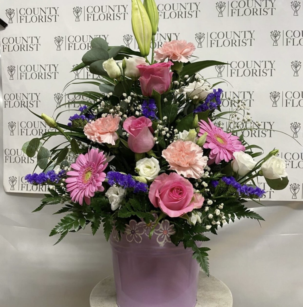 florist choice pot arrangement